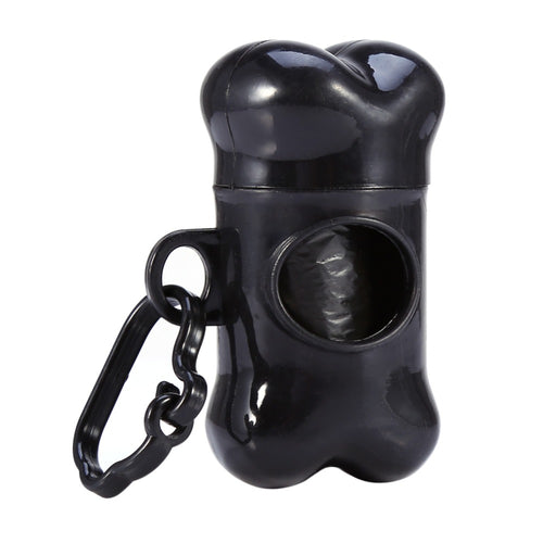 Bone Dispenser Pet Dog Holder Box + Pet Dog Poop Pooper Portable Waste Bags Roll Waste  Scoopers for Bags on Board Biodegradable