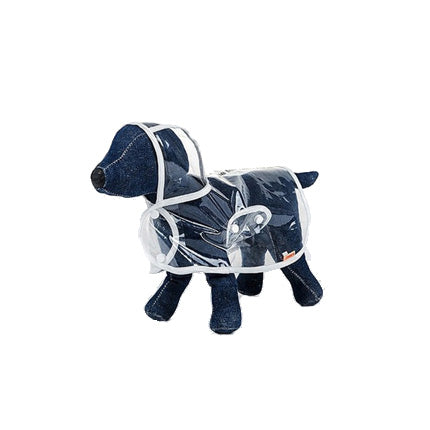 HOOPET Dog Clothes transparent raincoat light clothes waterproof beautiful small dog raincoat  with hood