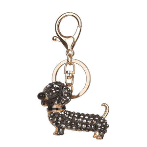 Fashion Dog Dachshund Keychain Bag Charm Pendant Keys Holder Keyring Jewelry For Women Girl Gift Keychain Jewelry New