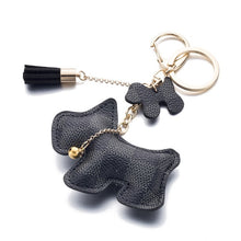 IPARAM fashion cute purse pu dog keychain can be used for car key accessories bag accessories
