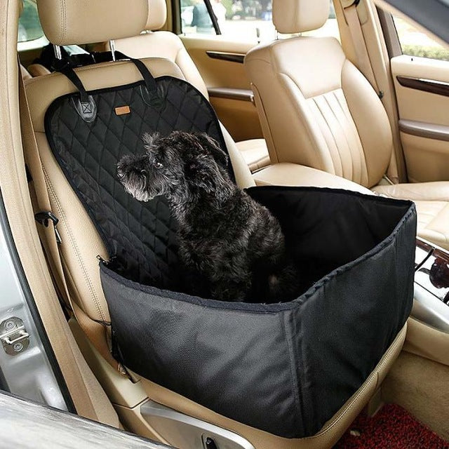 2 in 1 Carrier Bucket Basket Car Travel Accessories Waterproof Nylon  Dog Pet Car Carrier Carry Storage Bag Booster Seat Cover