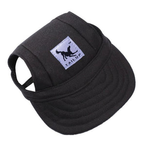 TAILUP Pet Dog Cap Small Pet Summer Canvas Cap Dog Baseball Visor Hat Puppy Outdoor Sunbonnet Cap 2JU30