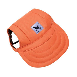 TAILUP Pet Dog Cap Small Pet Summer Canvas Cap Dog Baseball Visor Hat Puppy Outdoor Sunbonnet Cap 2JU30